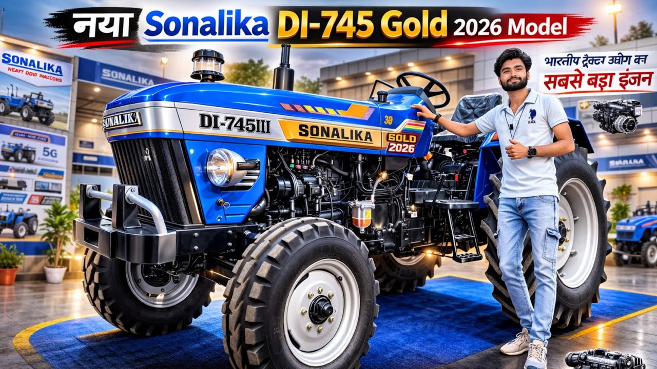 ​🔥 नया Sonalika Di-745 Gold 2026 Model | 💪 50HP में सबसे बड़ा इंजन | Price & Full Review
