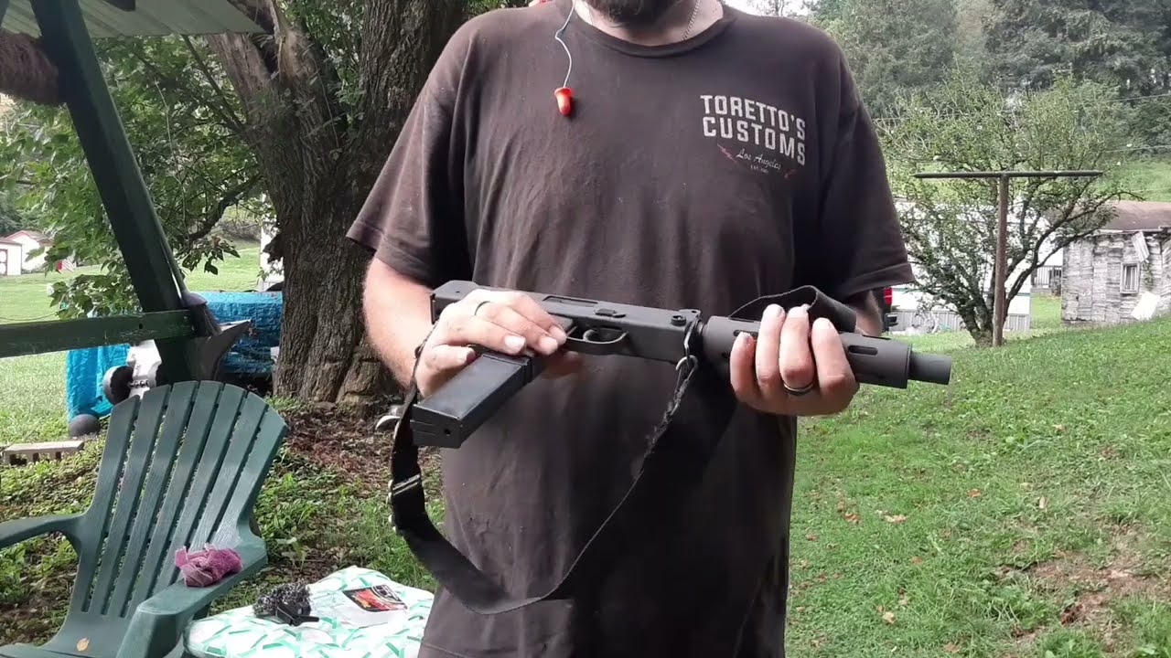 Cobray M11 9mm review and shooting videos