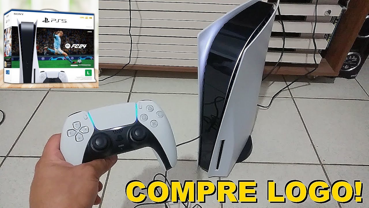 UNBOXING Playstation 5 825gb Disco + Bundle Fifa 24 Black Friday Ps5 Pro SEJAM RÁPIDOS MERCADO LIVRE