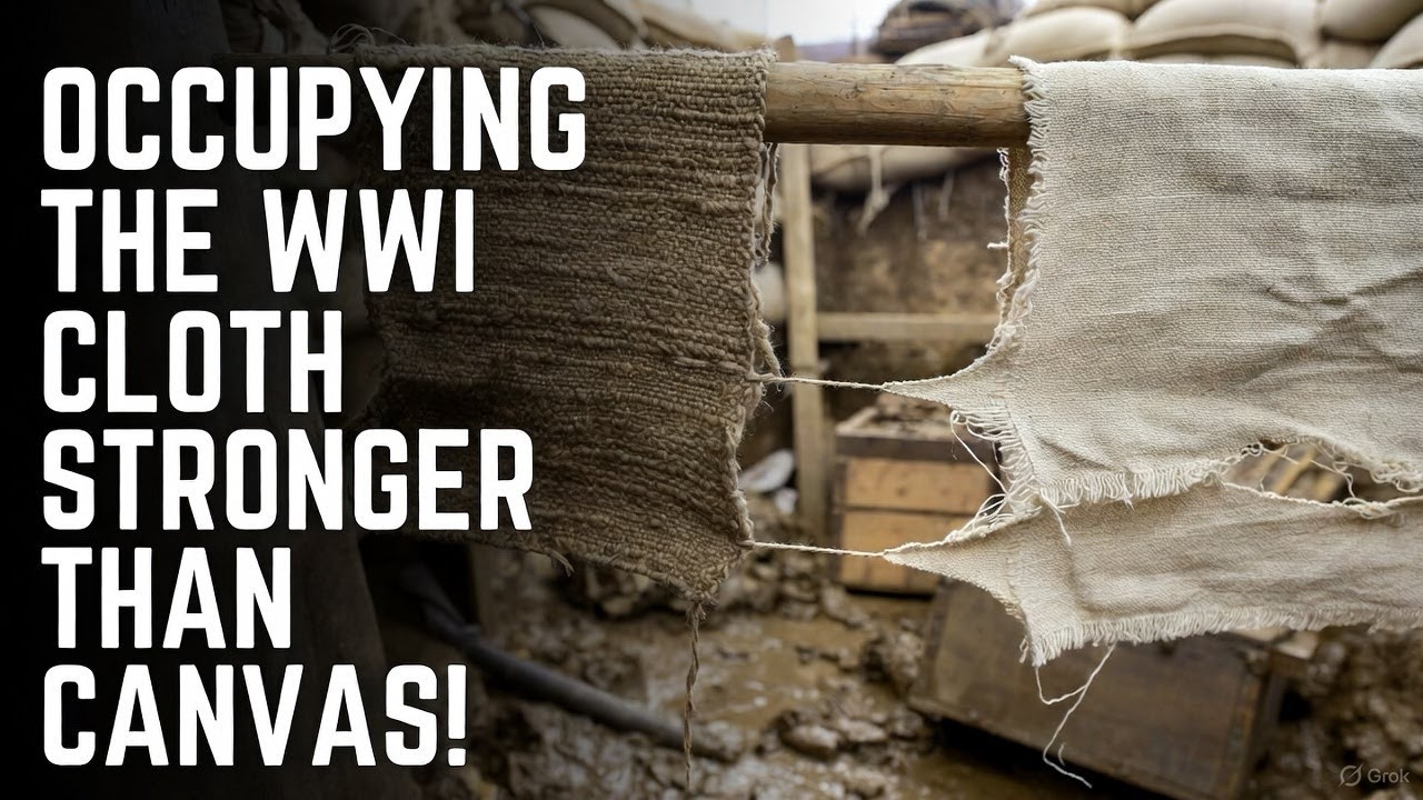 The Hidden WWI Shelter Cloth Stronger Than Canvas