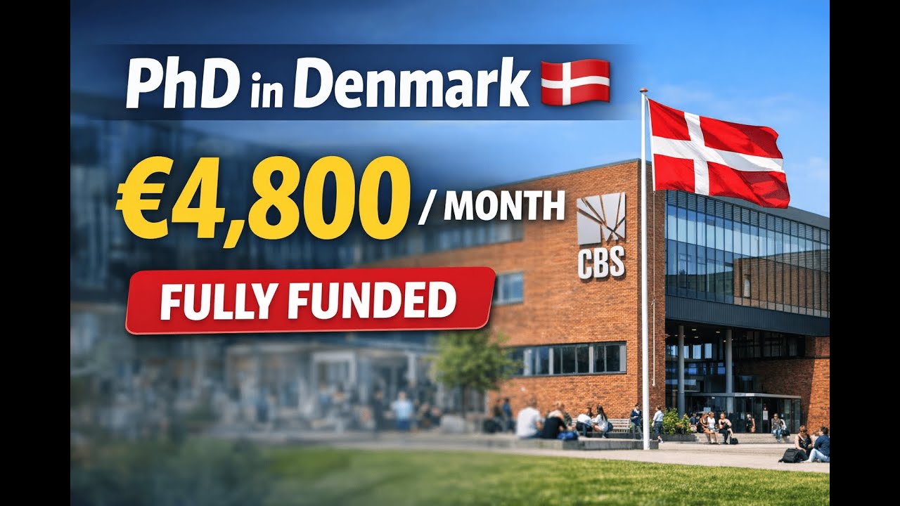 Fully Funded PhD Scholarships in Finance 2026 | Copenhagen Business School | Paid PhD