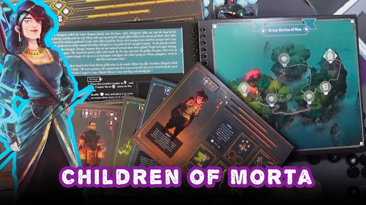 Children of Morta Board Game Deluxe Unboxing