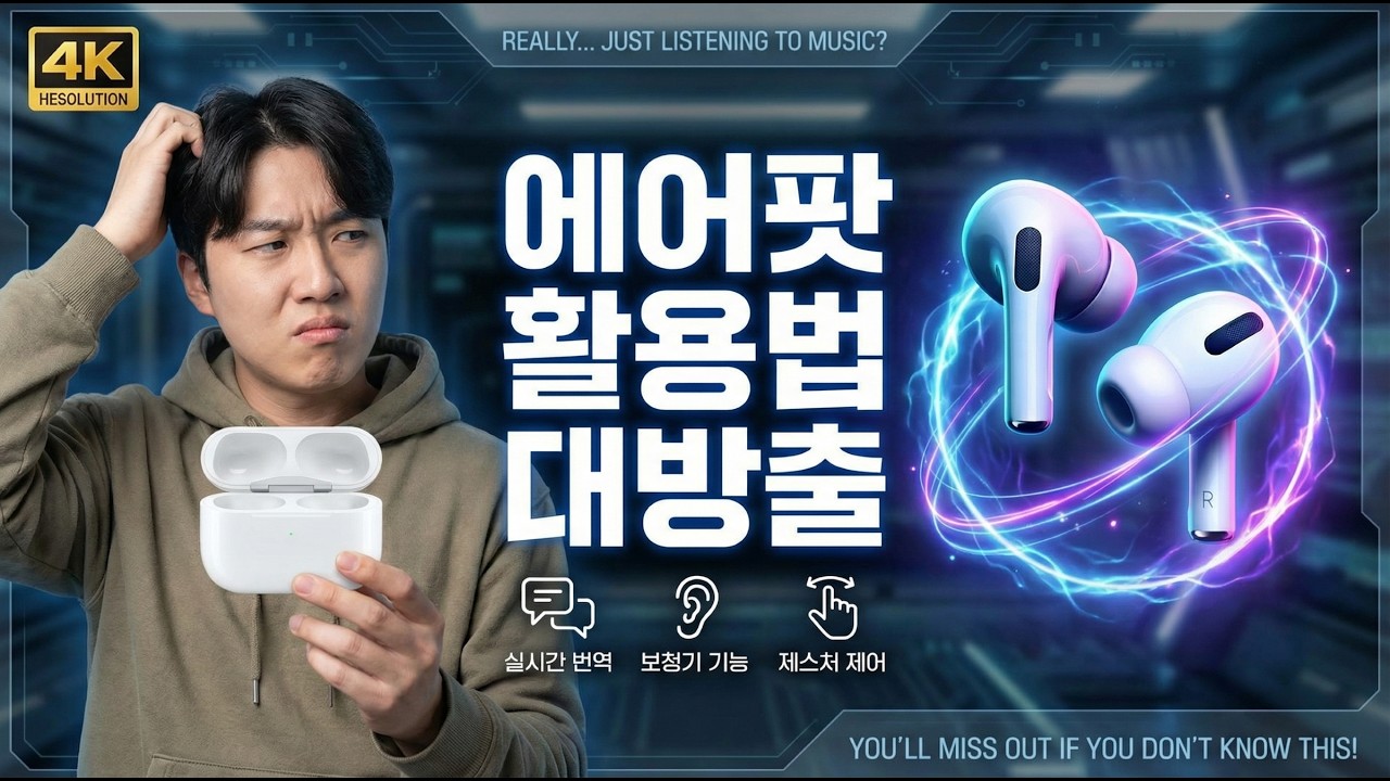 에어팟 쓰면서 이거 모르면 진짜 손해! 필수 활용 팁 10가지 [Live Smarter - 067]