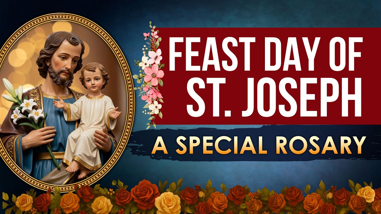 Feast of St Joseph Rosary | Luminous Mysteries Holy Rosary Prayer | Catholic Virtual Rosary