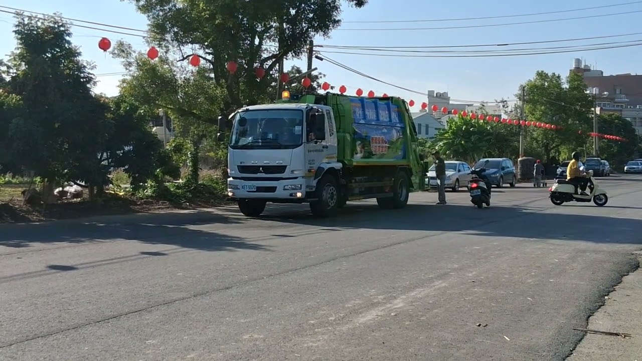 臺南市安南區 12-1線 *新的*垃圾車KET-3370 回收車KEM-2260