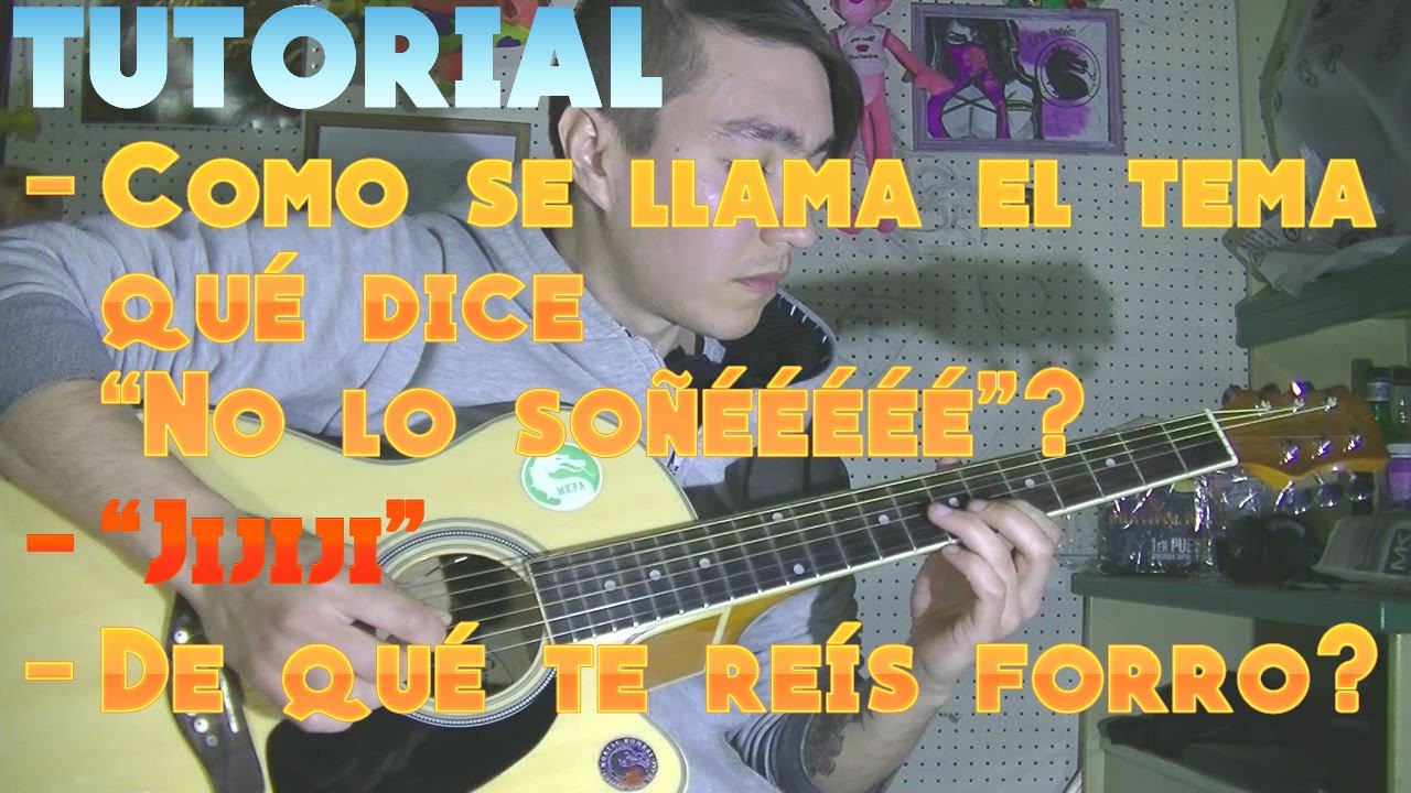 JIJIJI TUTORIAL GUITARRA RASGUEO ACORDES RIFF