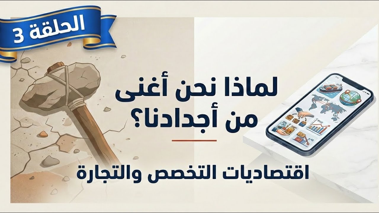 لماذا نحن أغنى من أجدادنا؟ سر التخصص والتجارة (الحلقة 3)