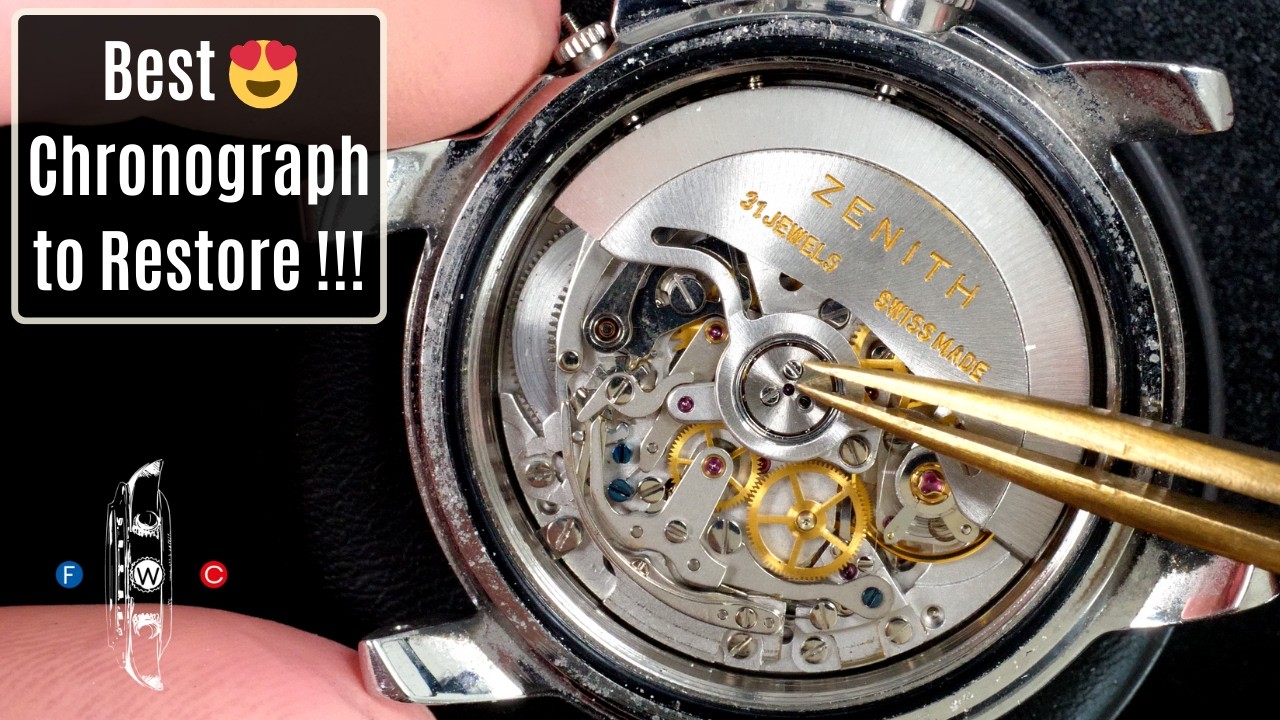 I Restored a Broken $7,000 Zenith El Primero Rainbow