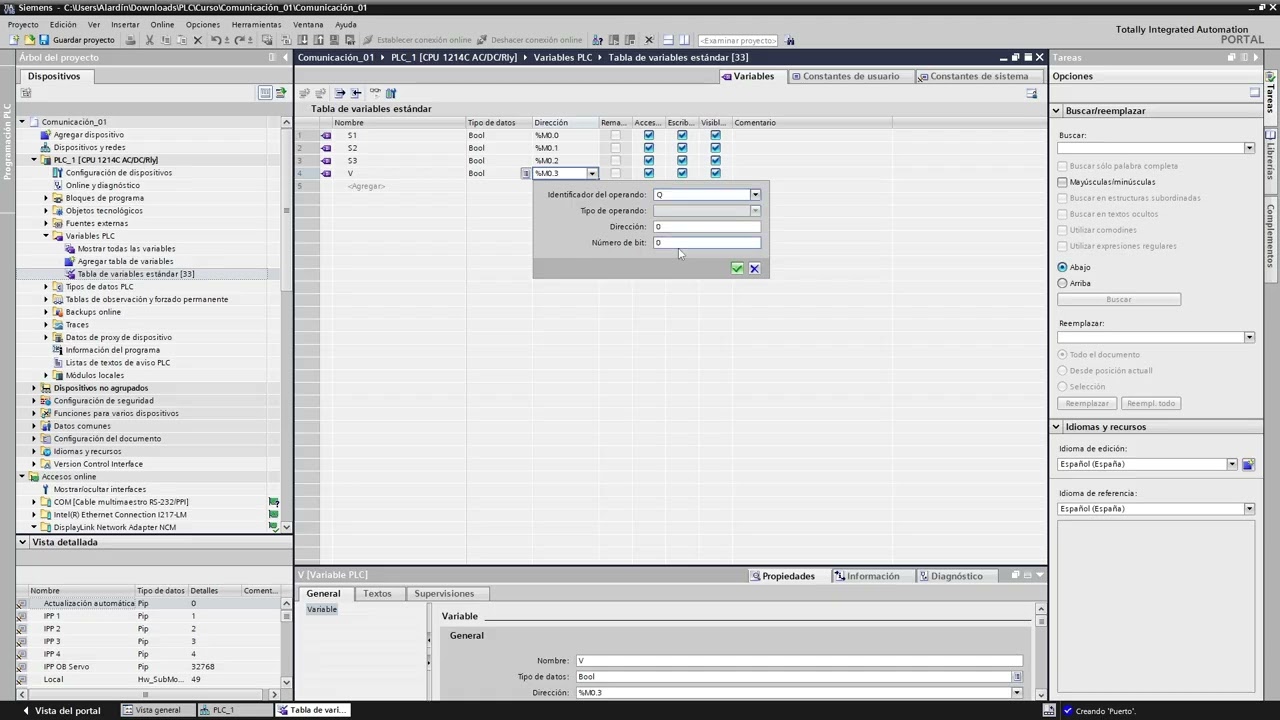 PLC Avanzado: 006 - Comunicación PLC con HMI