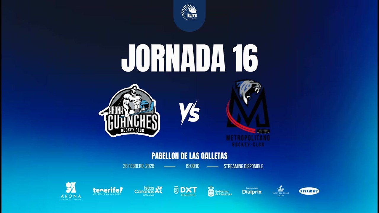 2025/26 LIGA ÉLITE MASCULINA ARONA GUANCHES  vs  METROPOLITANO HC Jornada 16
