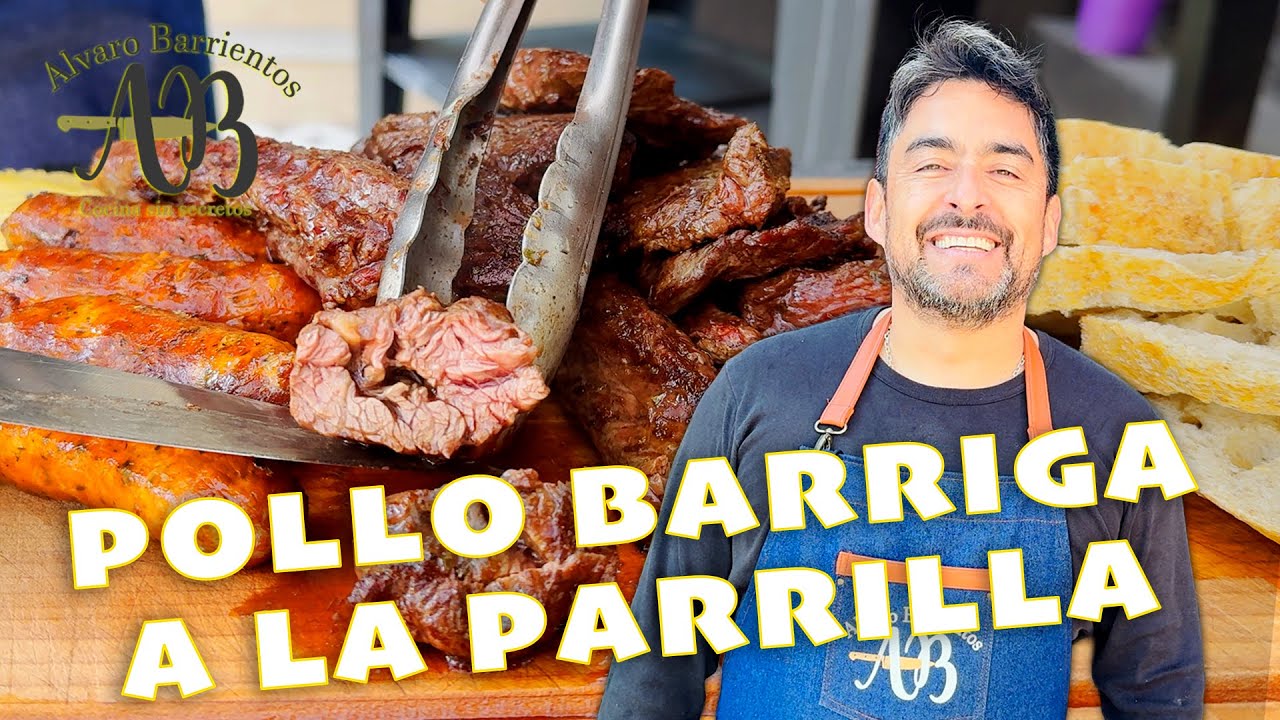 POLLO BARRIGA A LA PARRILLA. Un asado perfecto