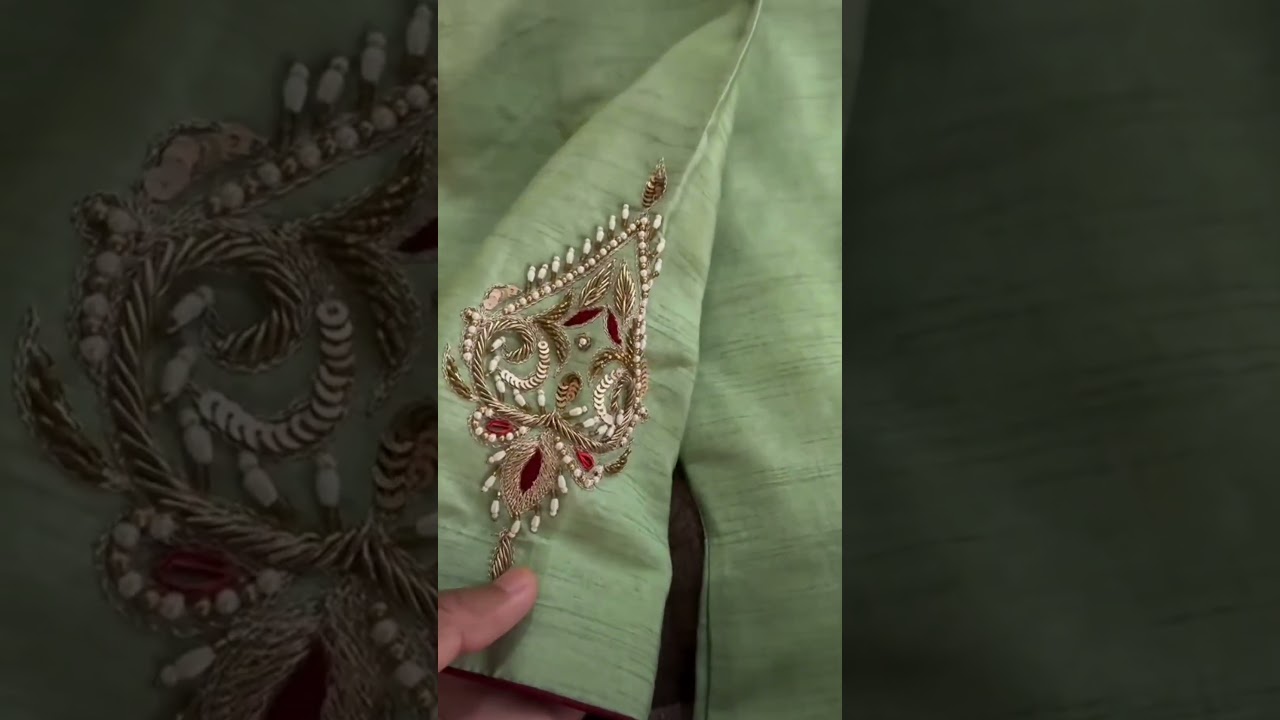 #handwork latest Punjabi suit design#embroidery#aariwork suit design#ytshots#trendingshorts