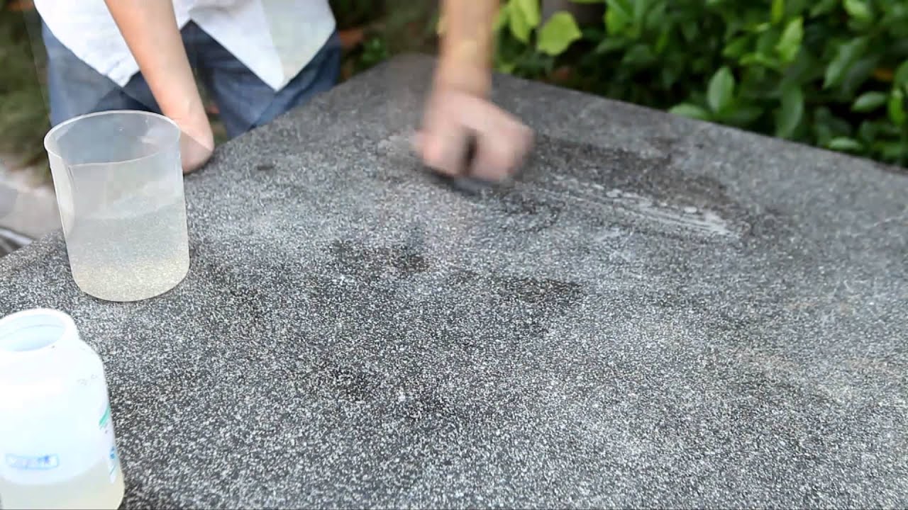 spray stone video