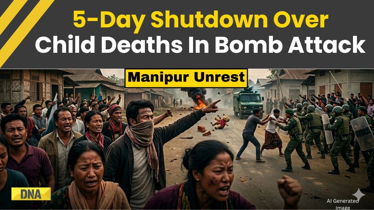 Manipur News: 5-Day Shutdown After Child Deaths In Bomb Attack, Manipur Protests Turn Violent