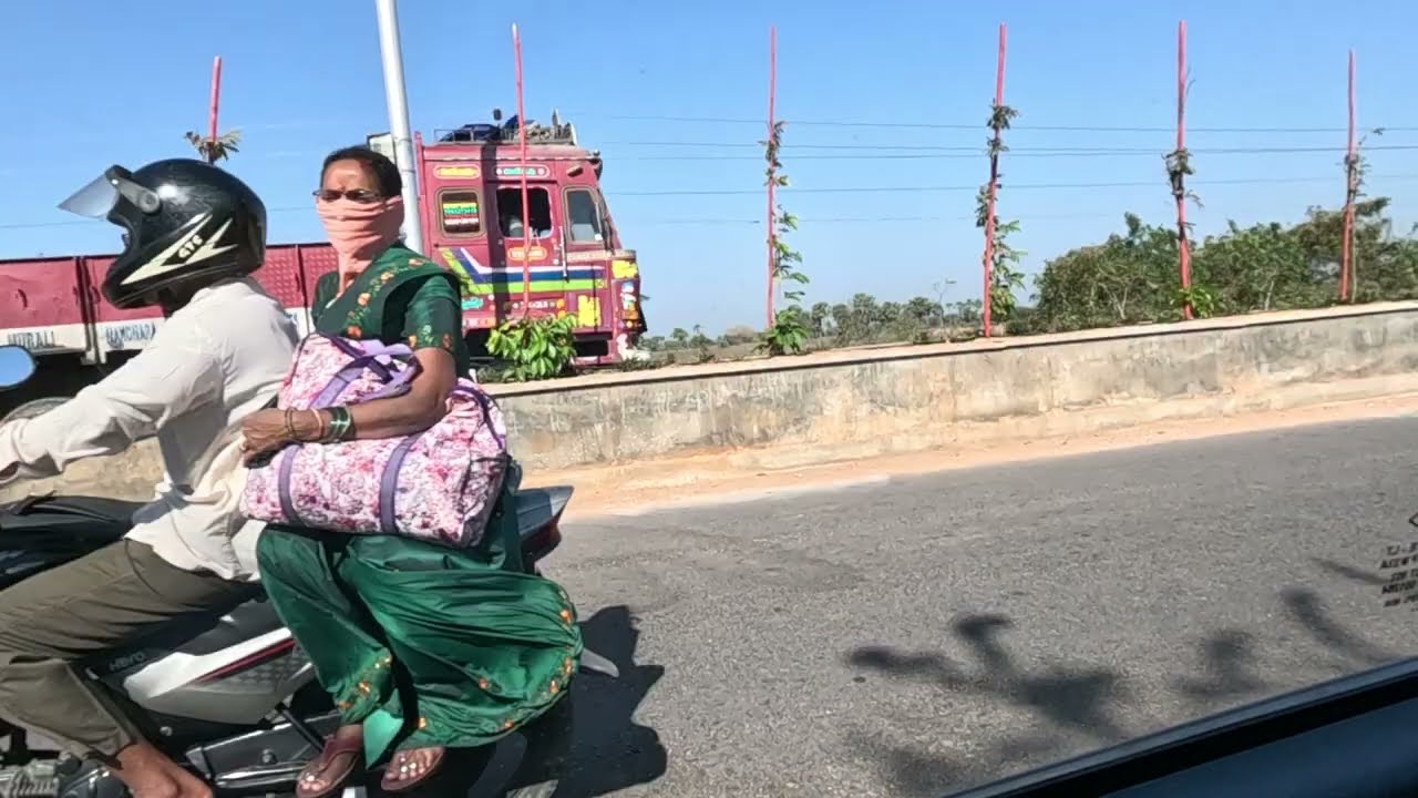 Nalgonda Road from Miryalaguda Side Latest Developments at FCI Godowns Area on 20.02.2023-Telangana