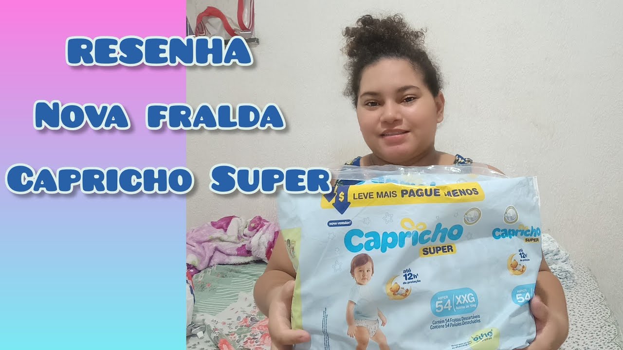 RESENHA DA NOVA FRALDA CAPRICHO SUPER
