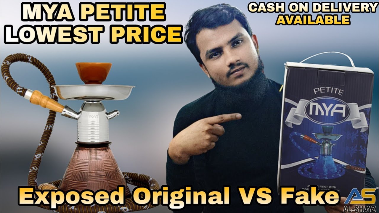 How to make Hookah Mya Petite | Setup | Unboxing | Tutorial | Original Vs Fake | Al Shayz