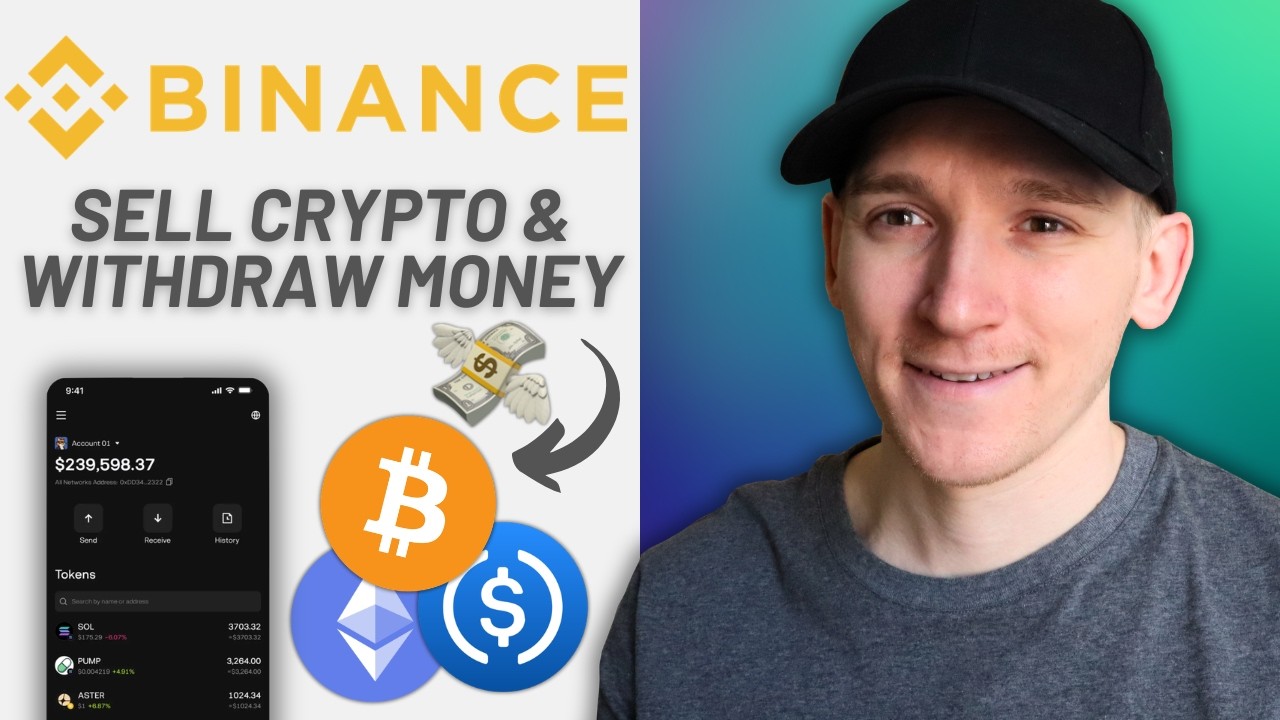 Как продать криптовалюту и вывести деньги из приложения Binance на банковский счет
