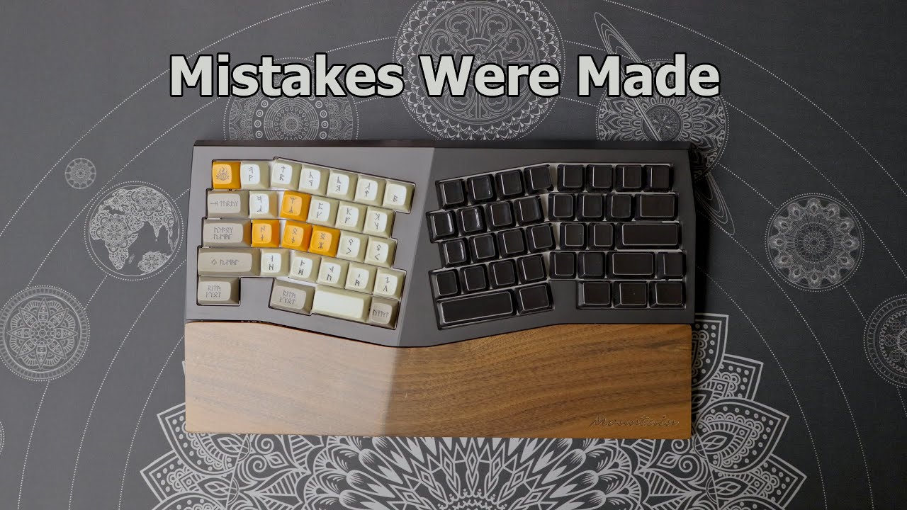Why I don't use my first custom keyboard (with Ceramic Keycaps)