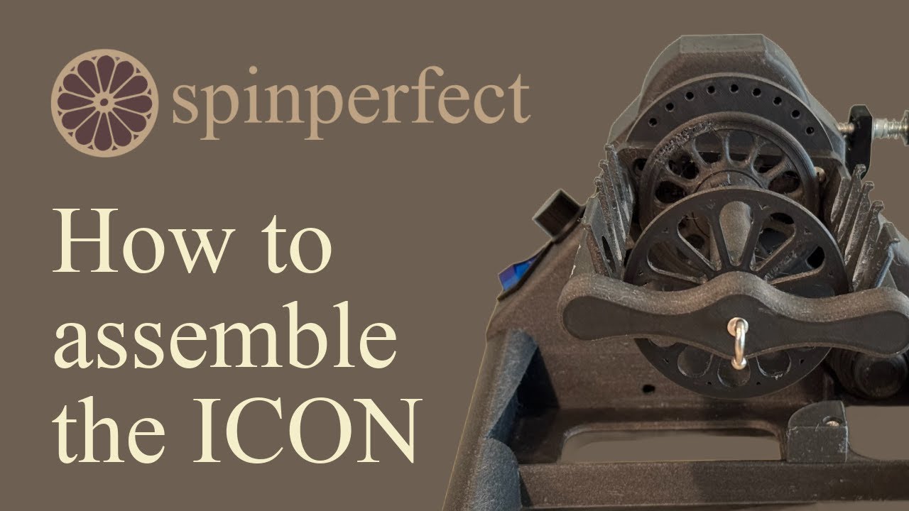 How to Assemble the SpinPerfect ICON - 3D Carbon Printed Electric Spinning Wheel made in the USA