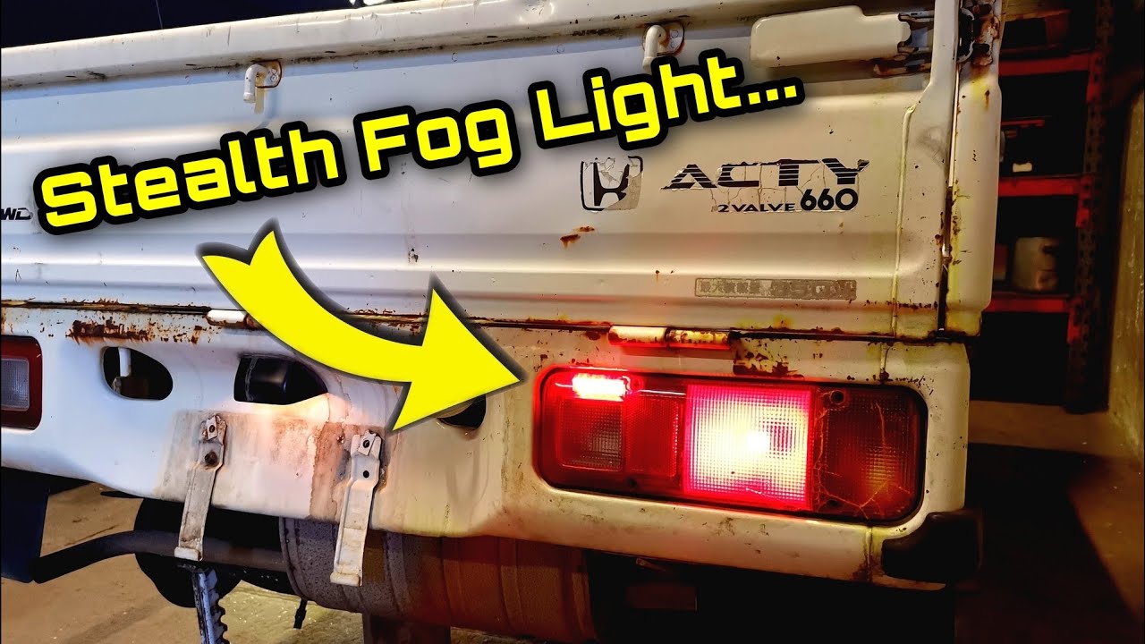 How To Fit and Wire In a Hidden LED Rear Fog Light on Your JDM Import for a UK MOT...