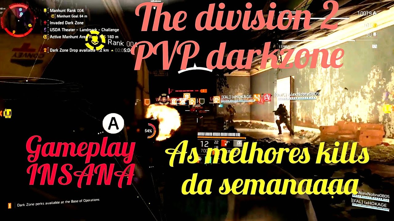 GAMEPLAY INSANA !!! 😱 BOTAMOS TODO MUNDO PRA VOLTAR DO CHECKPOINT 🤣  THE DIVISION 2 DARK ZONE PVP. 