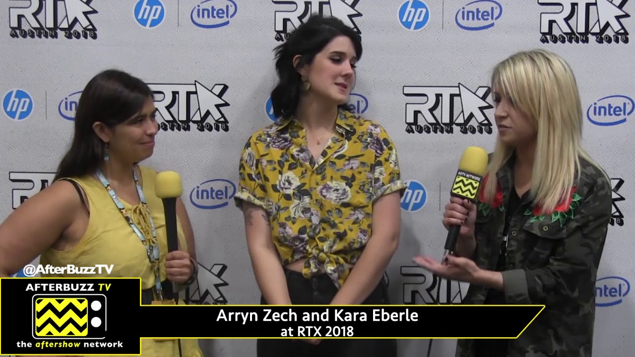 Arryn Zech and Kara Eberle talk RWBY Volume 6 at RTX 2018