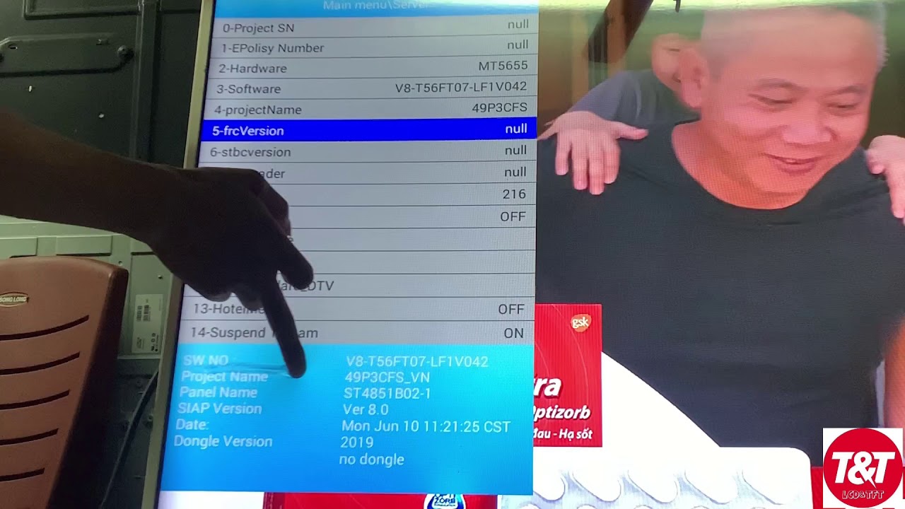 Mở Service Các Hãng TCL,Asanzo,PanaTV,Ruby,.......
