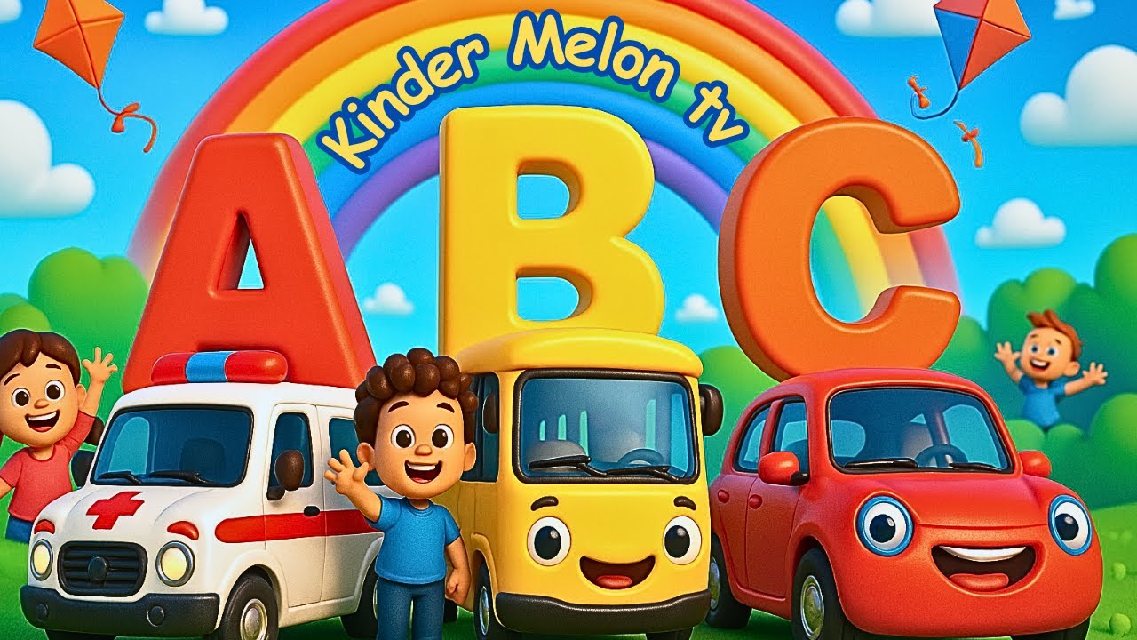 ABC with Vehicles | Learn Alphabet with Cars, Trucks & More | Fun Educational Song for Kids !