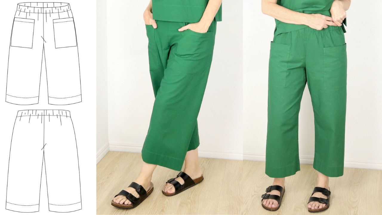 Sew the Lake Woven Pants with me