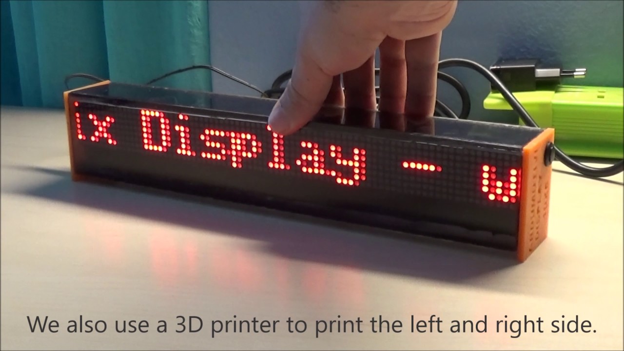 DIY Arduino LED Matrix Display from Ardumotive.com
