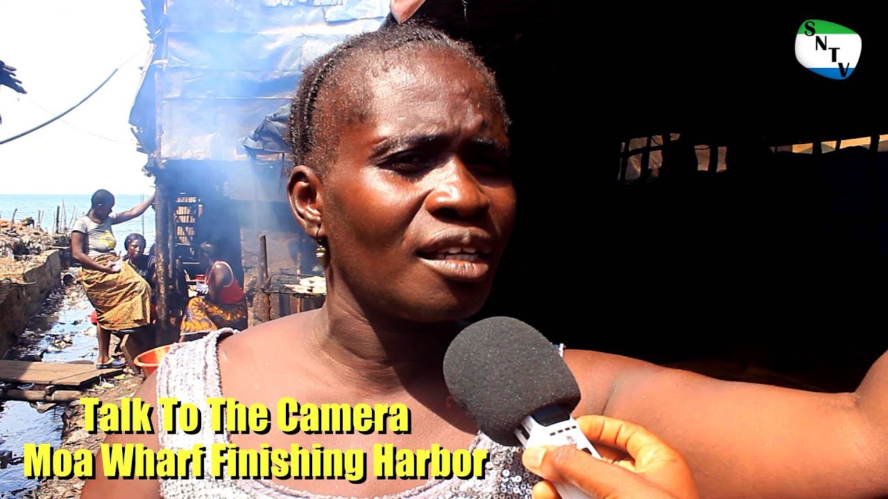 Talk To The Camera - Moa Wharf Fishing Harbor - Sierra Leone