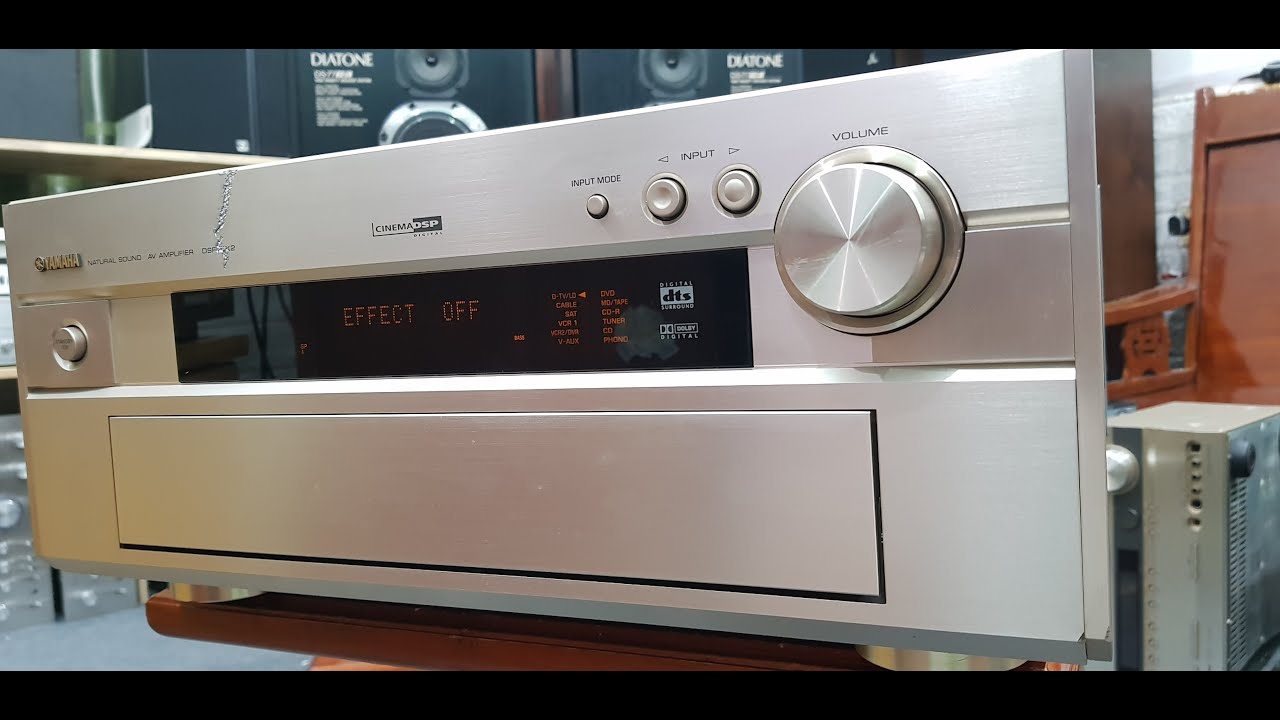 (Đã bán) Amply xem phim Yamaha DSP AX2 - pre out, chip giải mã cao cấp - 360w nặng 22kg, giá tốt