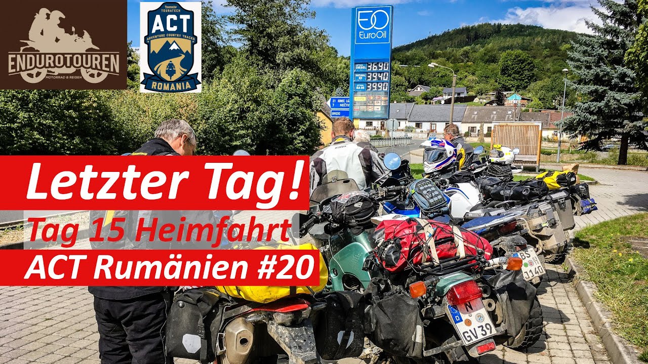 Endurowandern Rumänien #20 | ACT TET | Tag 15 | Autoreisezug | Kosice-Prag | Letzter Tag | Heimfahrt