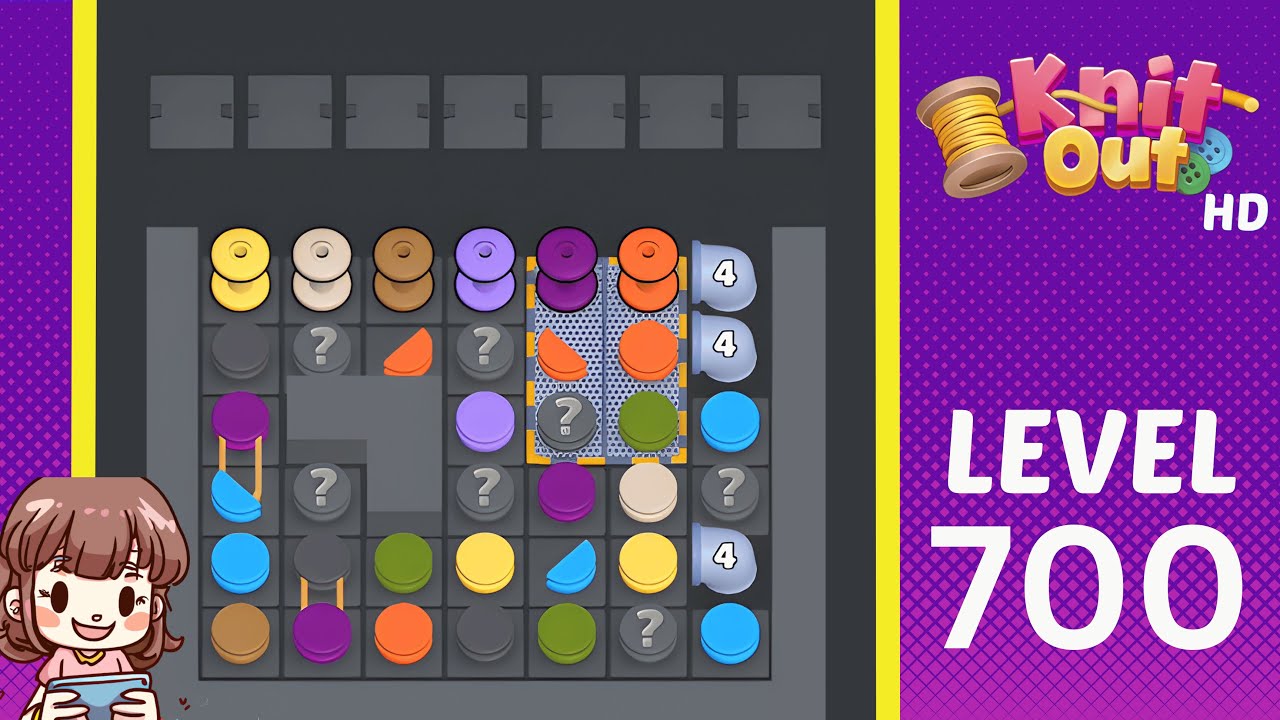 Knit Out Level 700 Solution Walkthrough