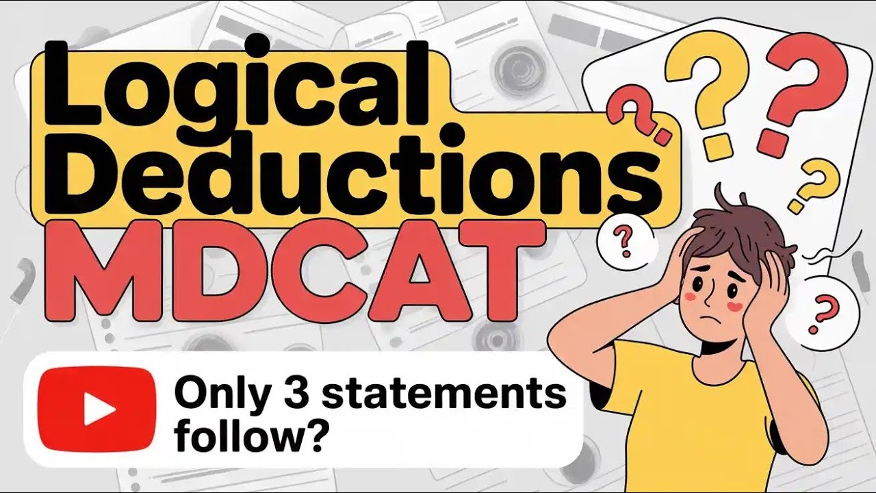 Master Logical Deductions for MDCAT | Solve ANY MCQ with Tables, Signs & Logic!