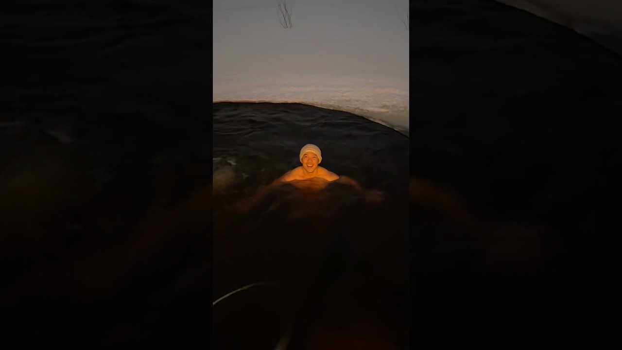 Sauna and Ice Swimming in Rovaniemi #sauna #iceswimming #finland #winter