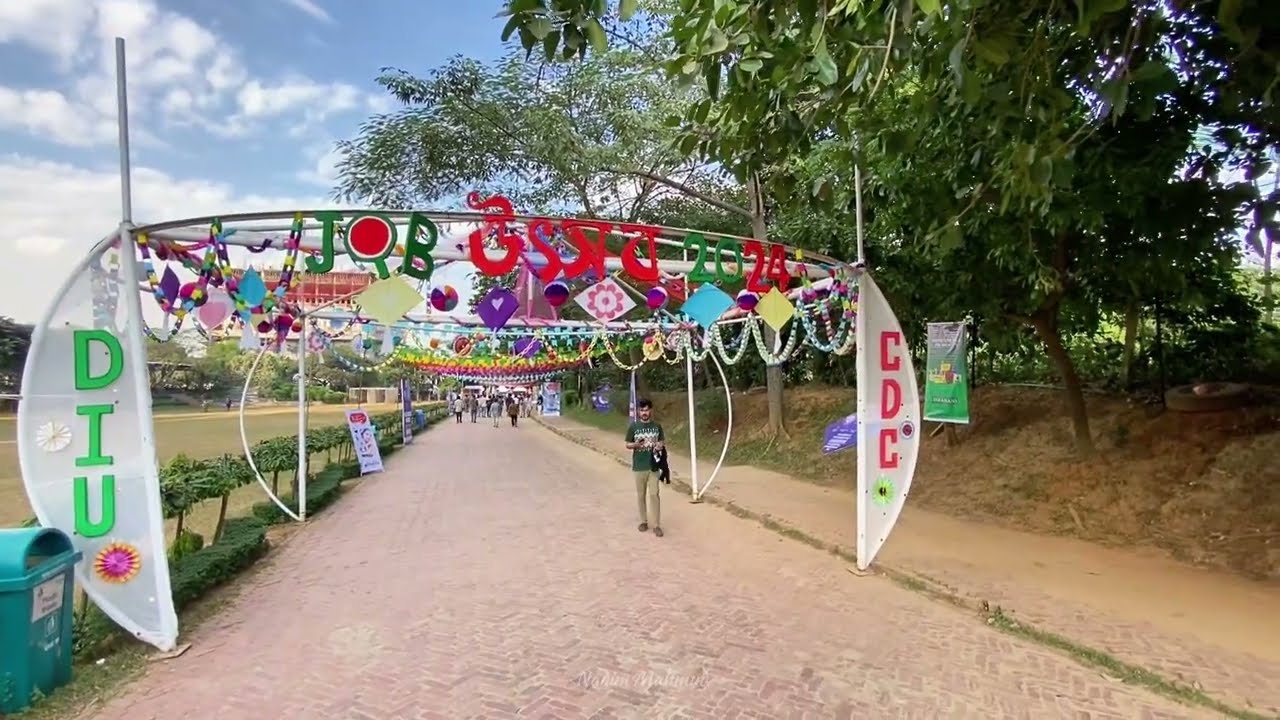 Glimpse from Day-1 of DIU Job Utshob 2024❤️