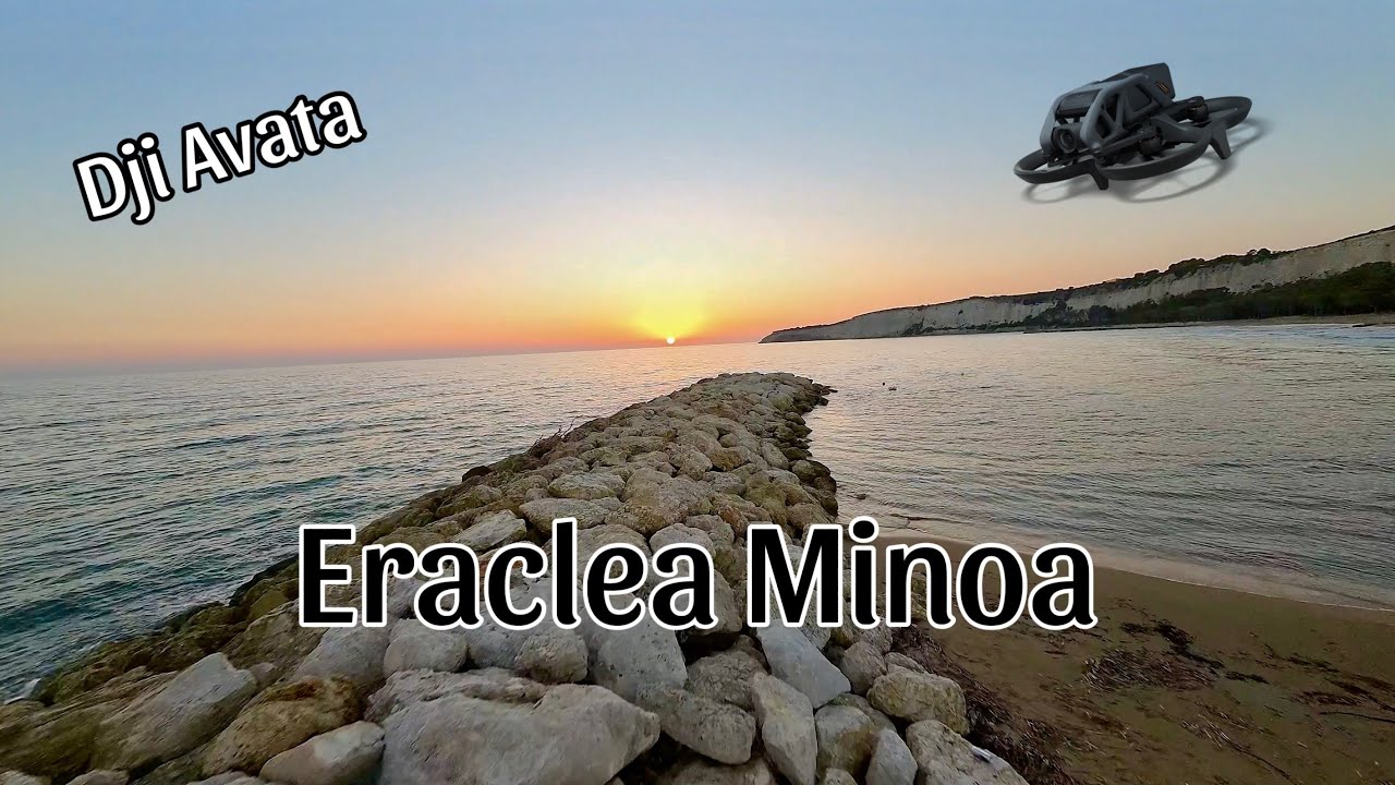 Tramonto ad Eraclea Minoa con Dji Avata