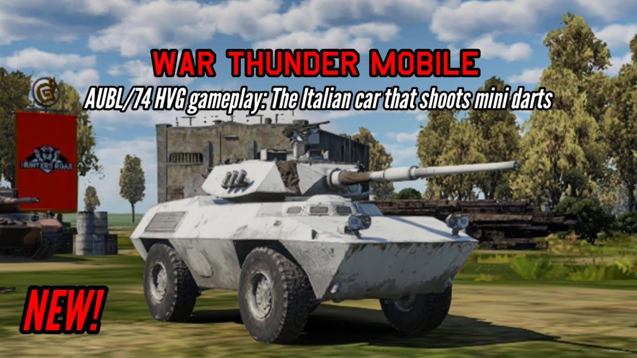 NEW! AUBL/74 HVG gameplay: Smol car that shoots mini darts - War Thunder Mobile
