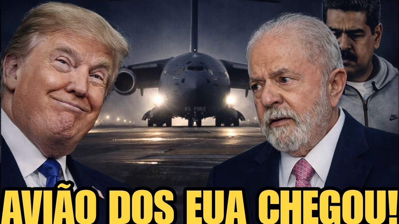 ATENÇÃO! POUSOU NO BRASIL AVIÃO DA FORÇA AÉREA DOS EUA! O QUE ESTÁ  ACONTECENDO?