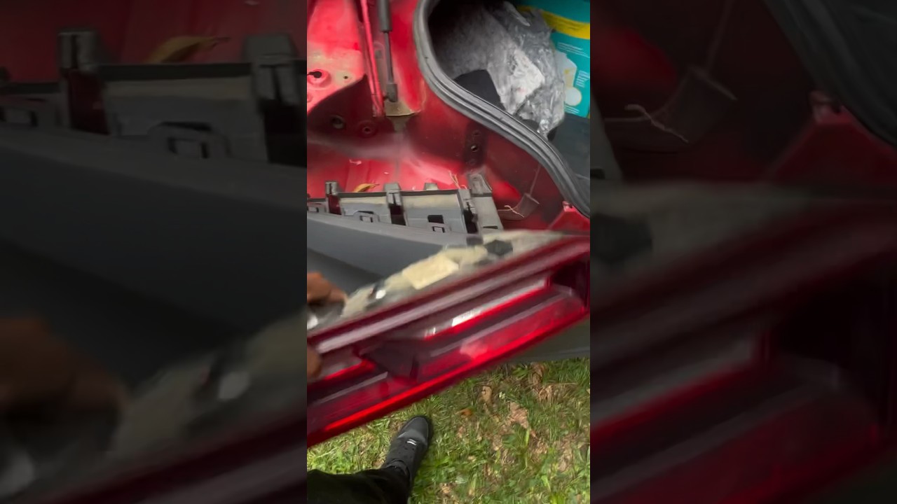 How to replace camaro tail light bulb replacement?! #camaro #chevrolet #howto