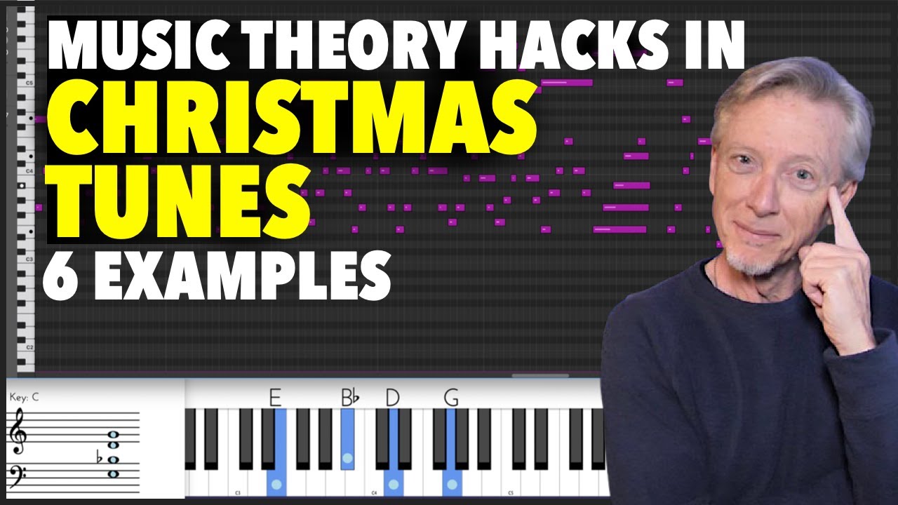 Christmas Holiday Tunes - Music Theory Hacks - 6 short examples