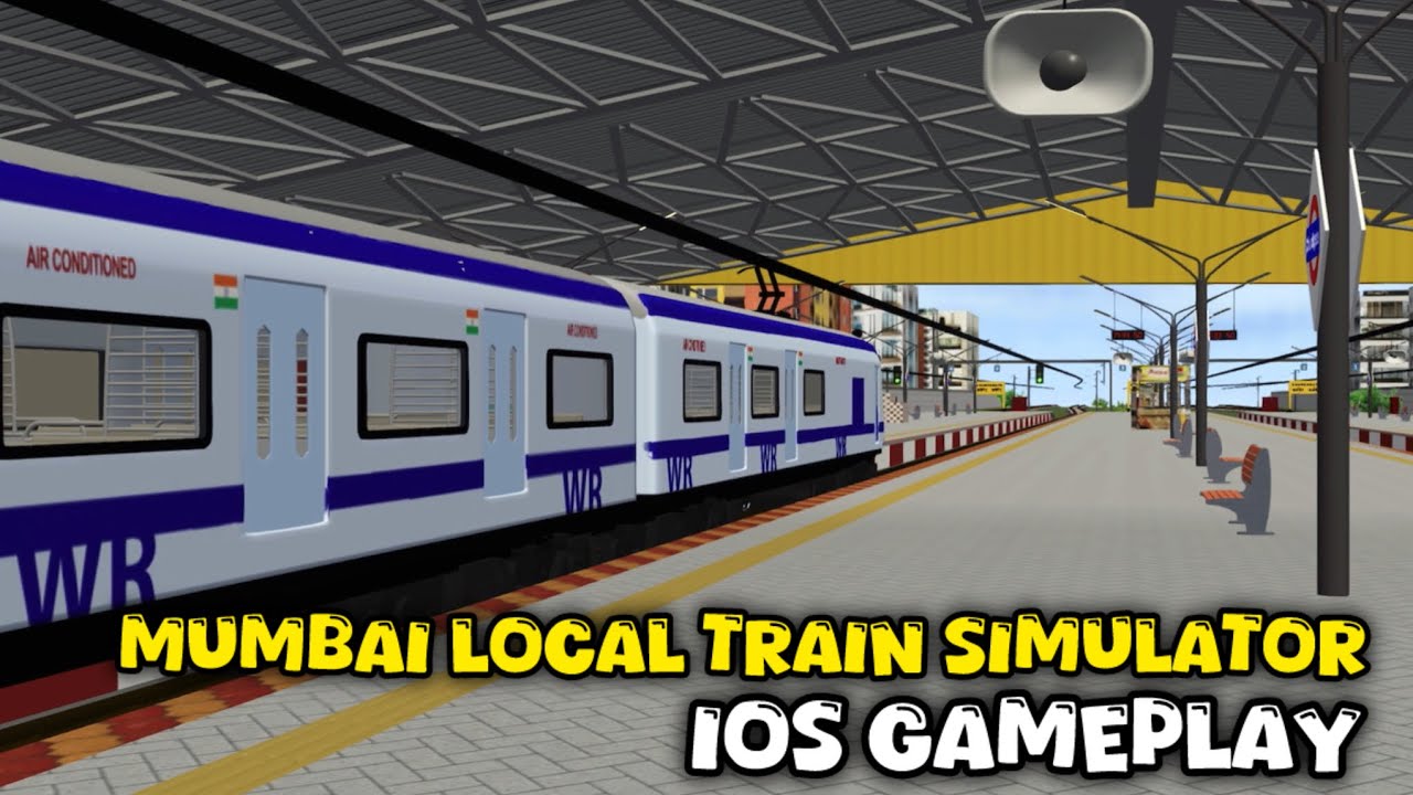New Train Game Mumbai Local Train Simulator | IOS Gameplay | Developer @HopixGames 