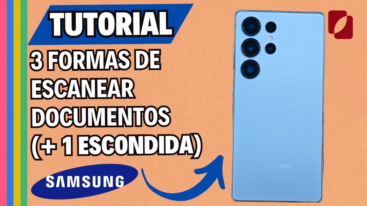 🖨️3 Formas de ESCANEAR DOCUMENTOS con tu teléfono SAMSUNG GALAXY y UN TRUCO para la Galería ✅