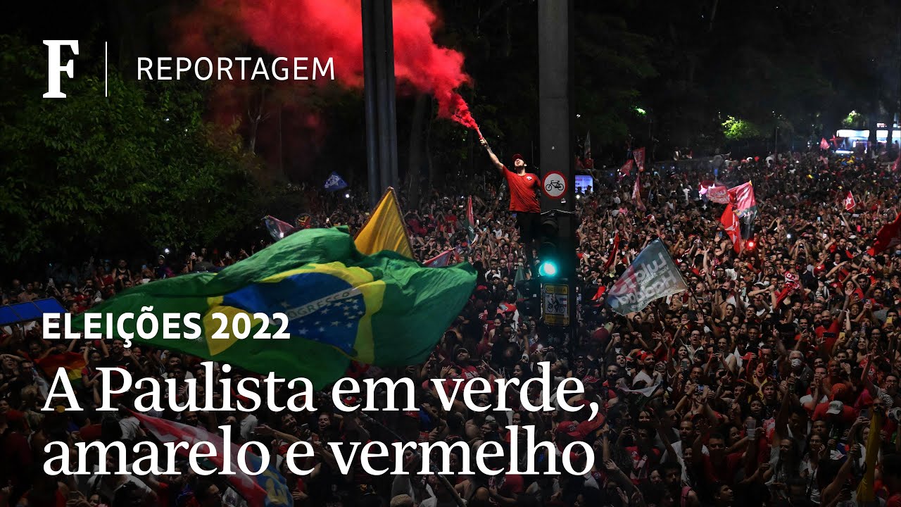 Cerveja, festa e churrasco: a apuração e a vitória de Lula na Paulista