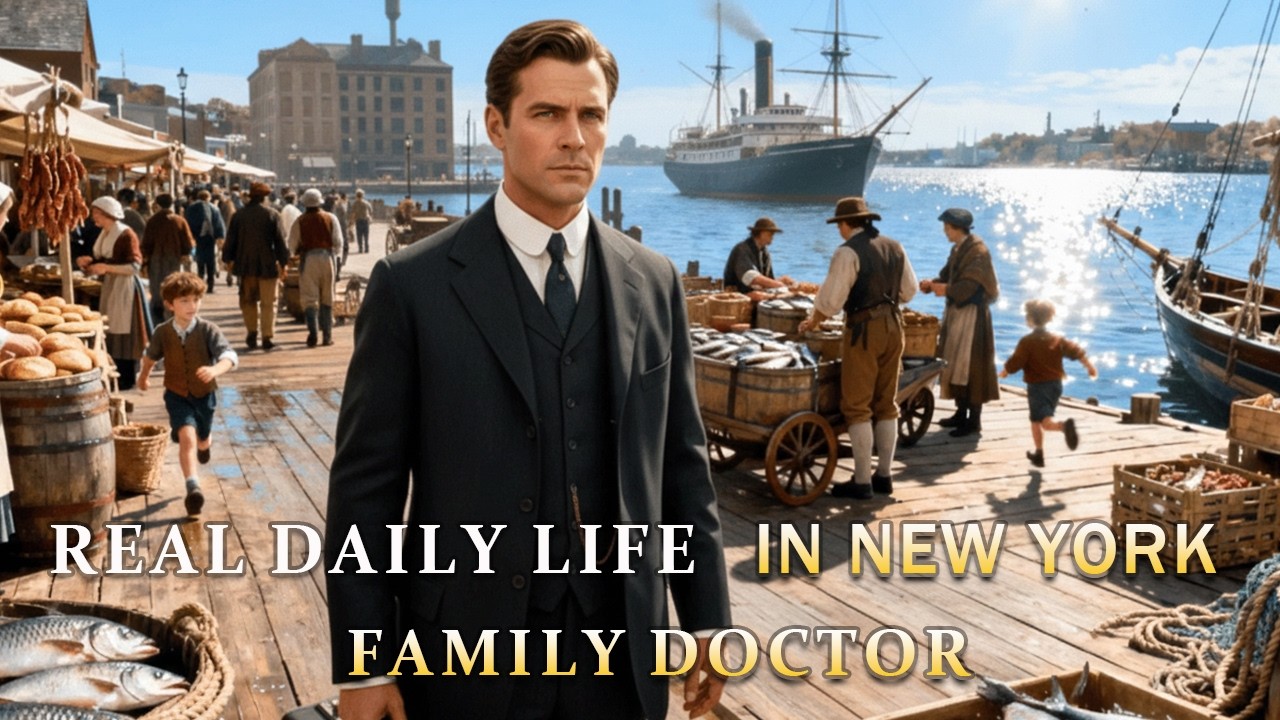 What Daily Life Was REALLY Like for a Family Doctor in New York in 1900 | Boring History For Sleep