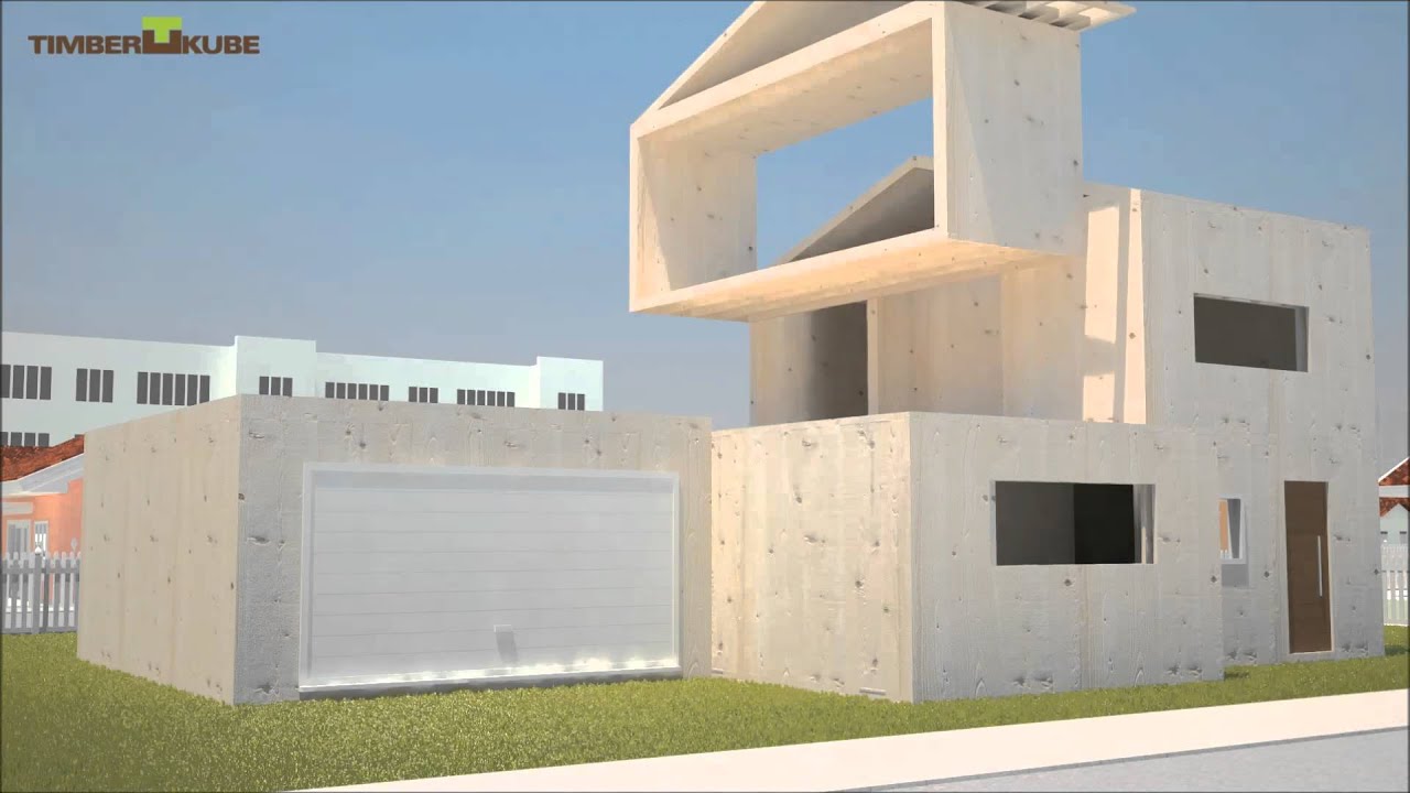 TIMBERKUBE - Casa modulare in legno costruibile con sistema innovativo !