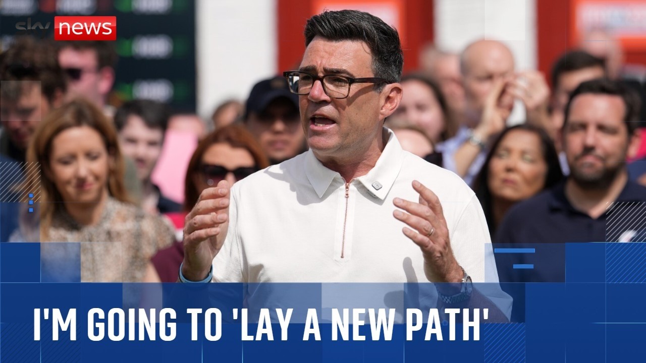 I'm going to 'lay out a new path for Britain', says Burnham