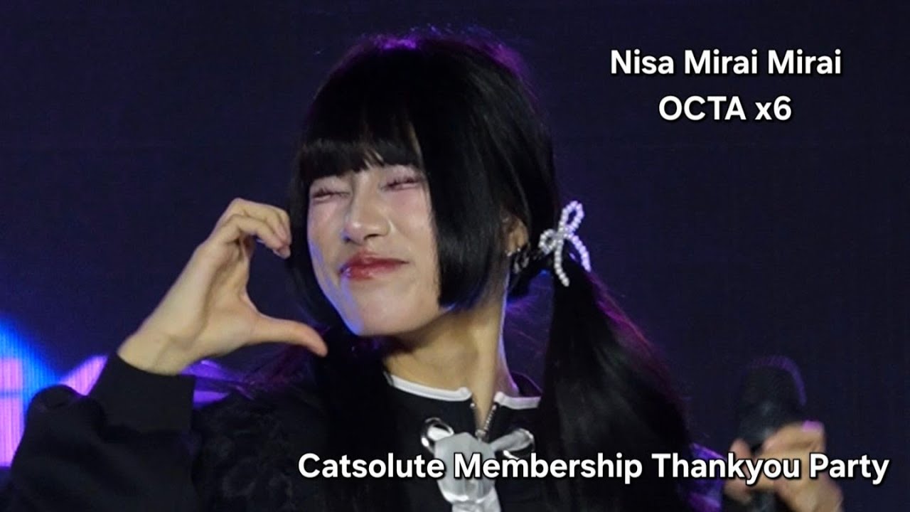Nisa Mirai Mirai [Fancam] Octa x6 / 31Jan2026 Catsolute Membership After Party @ Catsonic LiveHouse